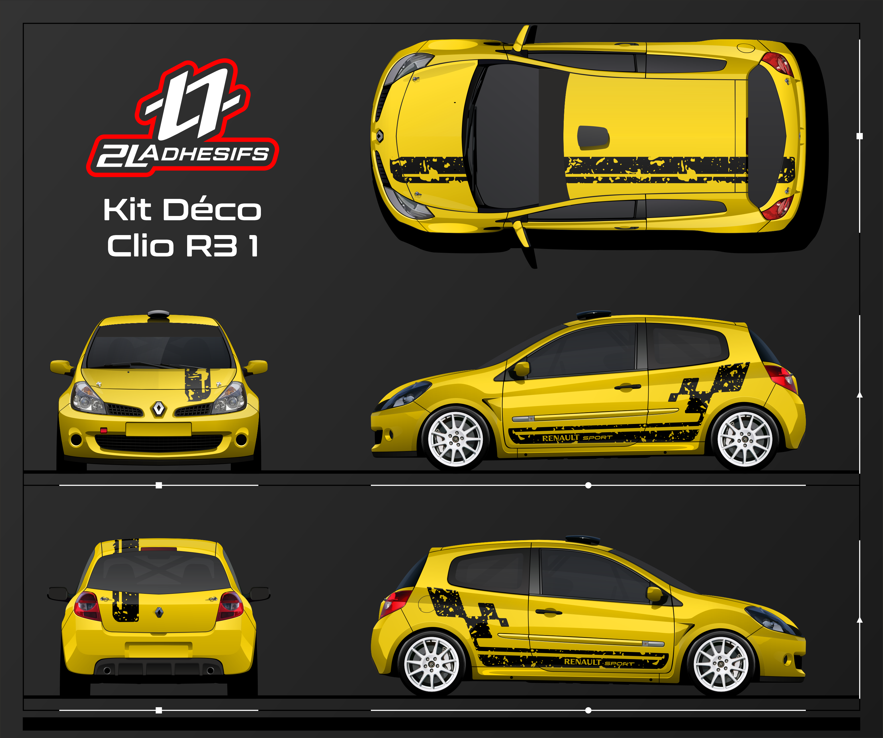 Kit Déco Clio R3 n°1